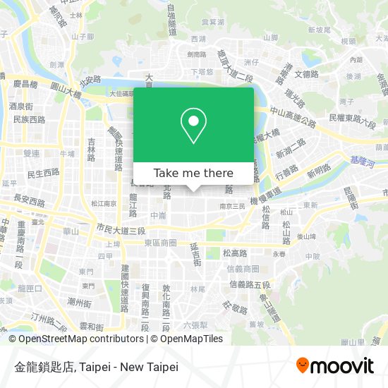 金龍鎖匙店 map