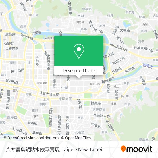 八方雲集鍋貼水餃專賣店 map