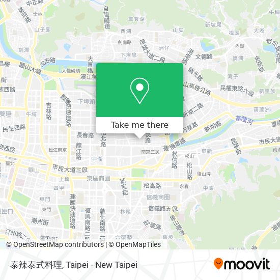 泰辣泰式料理 map