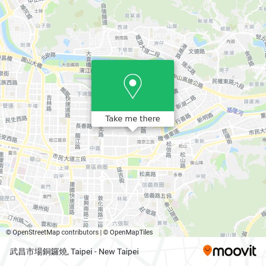 武昌市場銅鑼燒 map