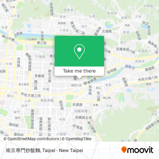 南京專門炒飯麵 map