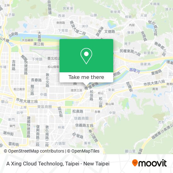 A Xing Cloud Technolog map