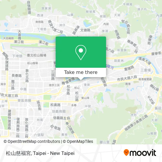 松山慈福宮 map