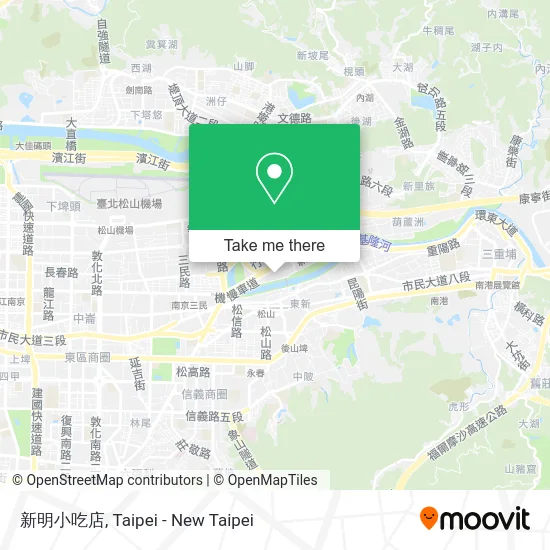 新明小吃店 map