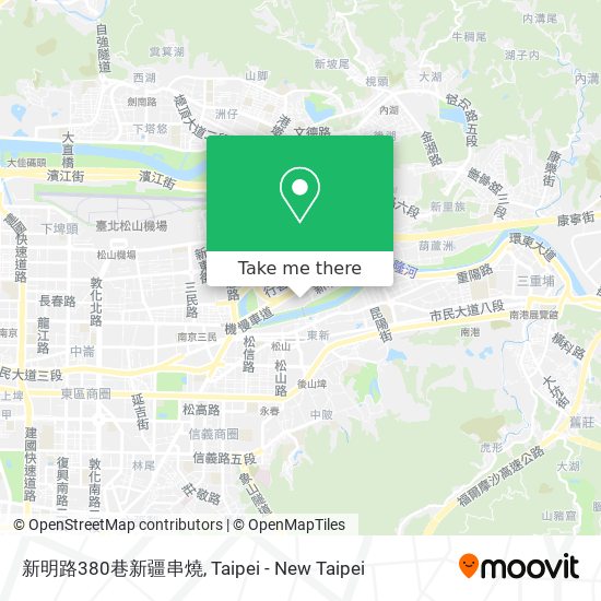 新明路380巷新疆串燒地圖