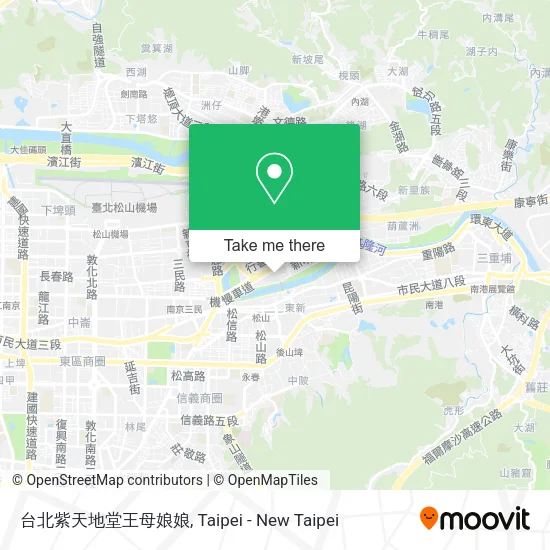 台北紫天地堂王母娘娘地圖