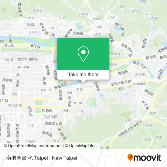 南港聖賢宮 map
