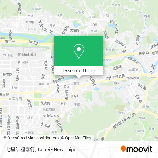 七星計程器行 map