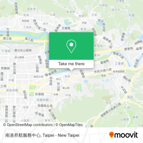 南港昇航服務中心 map