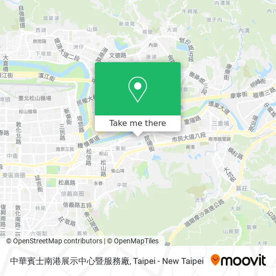 中華賓士南港展示中心暨服務廠 map