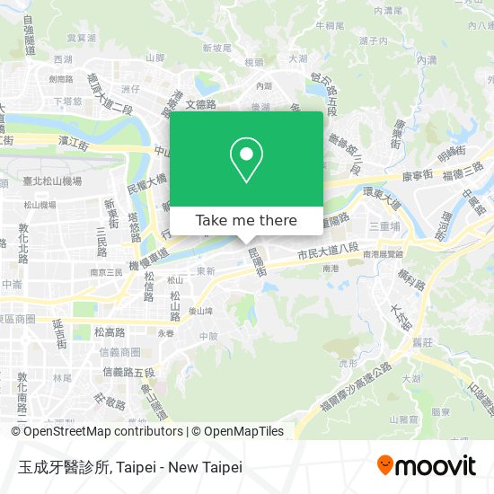 玉成牙醫診所 map