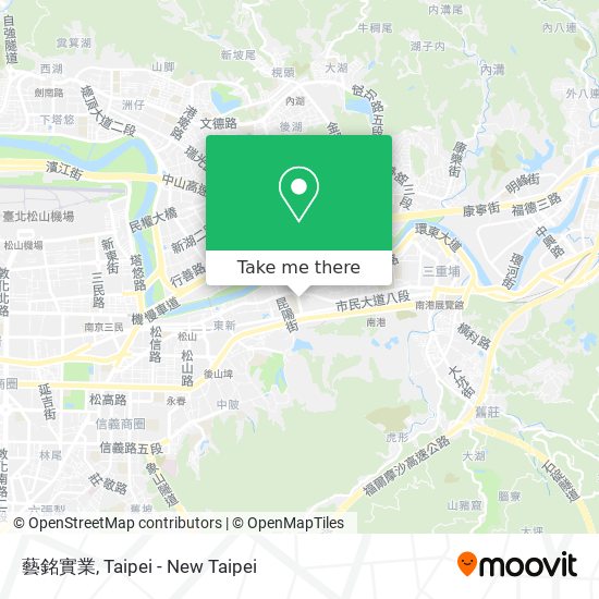 藝銘實業 map