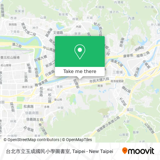 台北市立玉成國民小學圖書室 map
