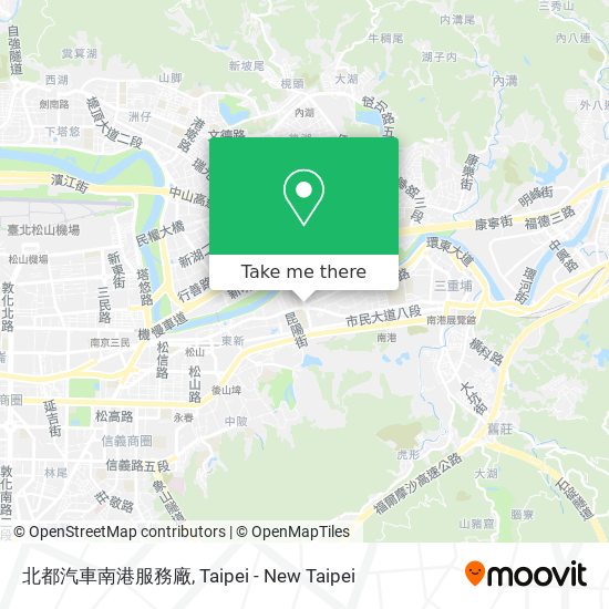 北都汽車南港服務廠 map
