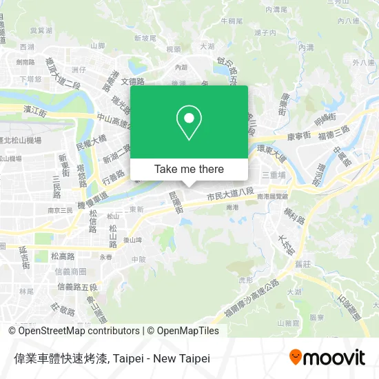 偉業車體快速烤漆 map