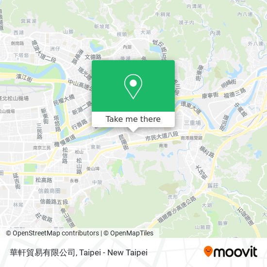 華軒貿易有限公司 map