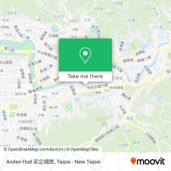Anden Hud 采定國際 map
