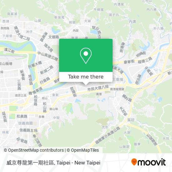 威京尊龍第一期社區地圖