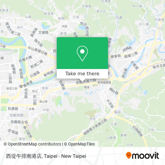 西堤牛排南港店 map