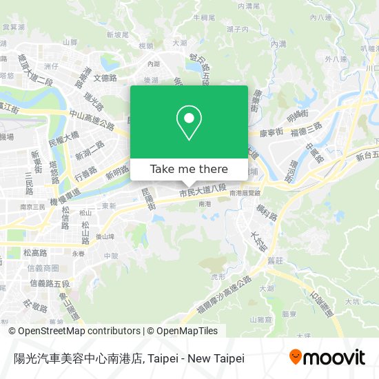 陽光汽車美容中心南港店 map