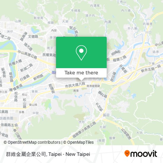 群維金屬企業公司 map