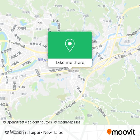 復刻堂商行 map