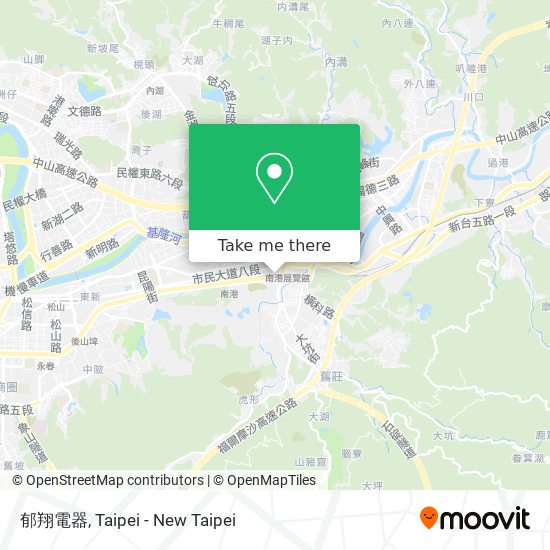 郁翔電器 map