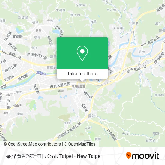 采羿廣告設計有限公司地圖