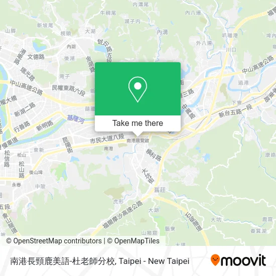 南港長頸鹿美語-杜老師分校 map