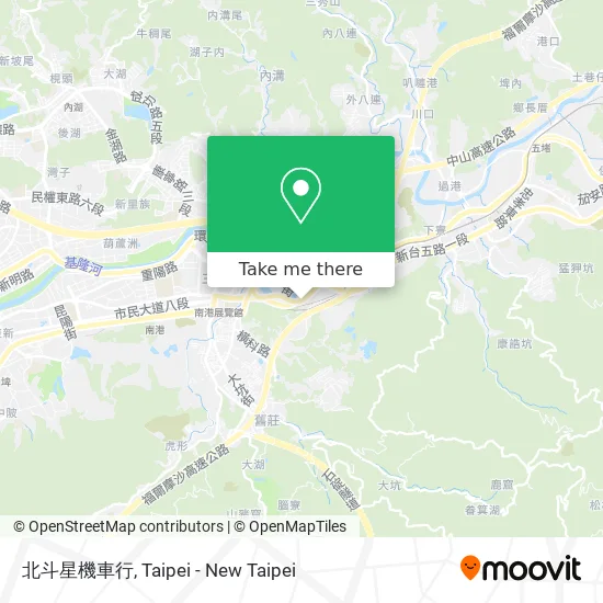 北斗星機車行地圖