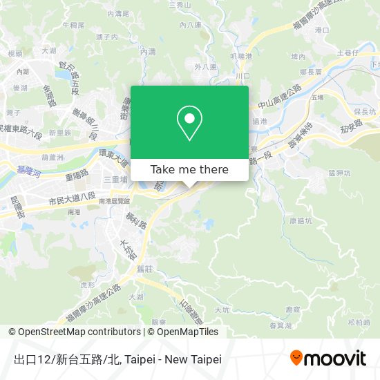 出口12/新台五路/北 map