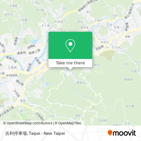 吉利停車場 map