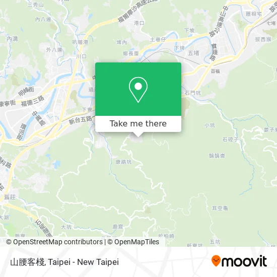 山腰客棧地圖