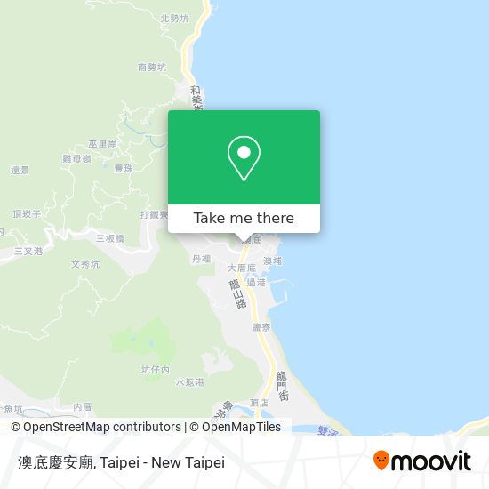 澳底慶安廟地圖