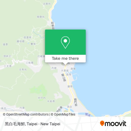 黑白毛海鮮 map