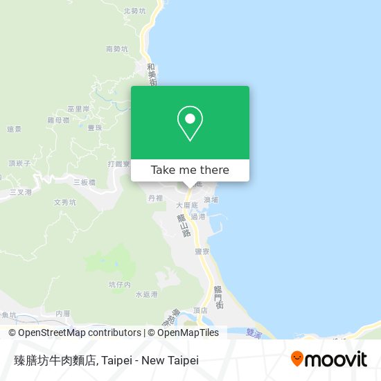 臻膳坊牛肉麵店 map