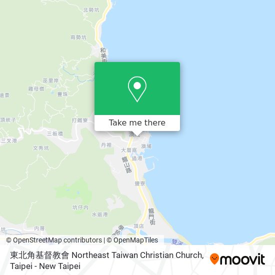 東北角基督教會 Northeast Taiwan Christian Church地圖