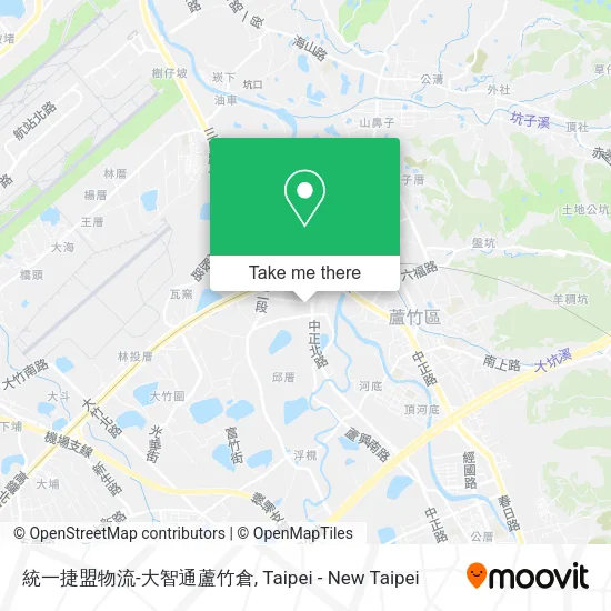 統一捷盟物流-大智通蘆竹倉地圖