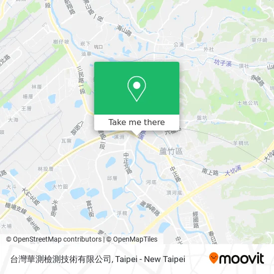 台灣華測檢測技術有限公司 map