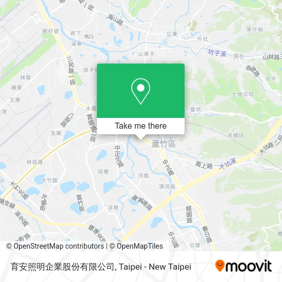 育安照明企業股份有限公司地圖