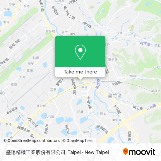 盛陽精機工業股份有限公司地圖