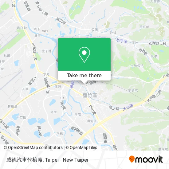威德汽車代檢廠 map
