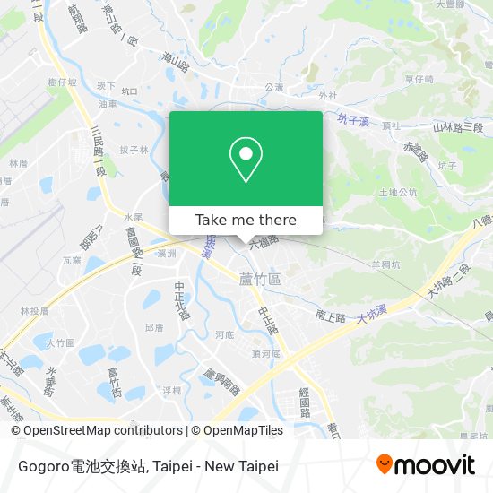 Gogoro電池交換站 map