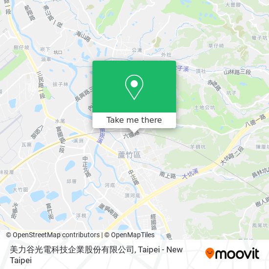 美力谷光電科技企業股份有限公司地圖
