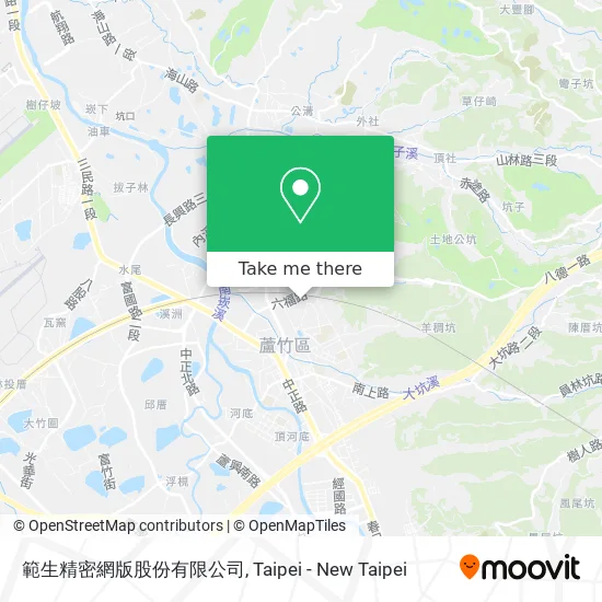 範生精密網版股份有限公司 map