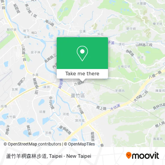 蘆竹羊稠森林步道 map