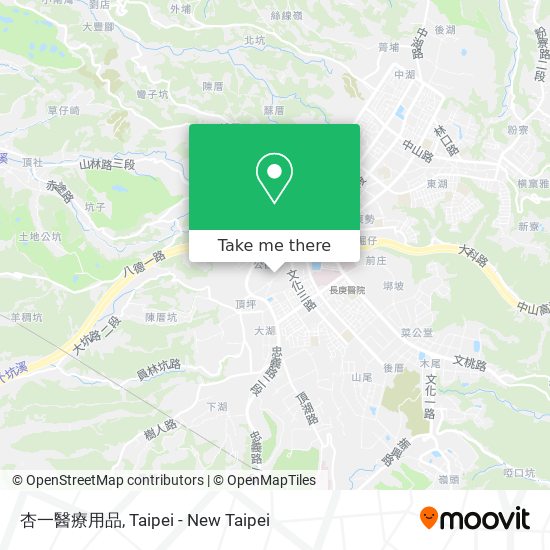 杏一醫療用品地圖