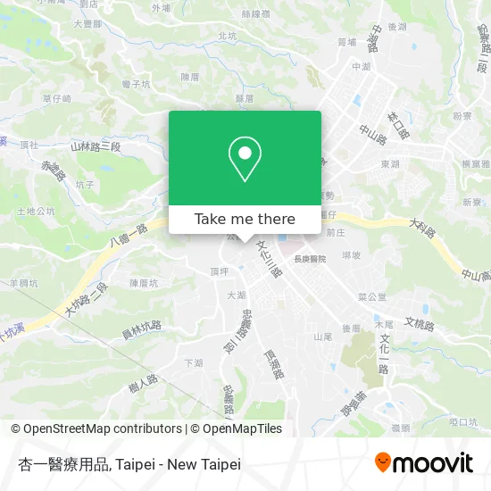 杏一醫療用品 map