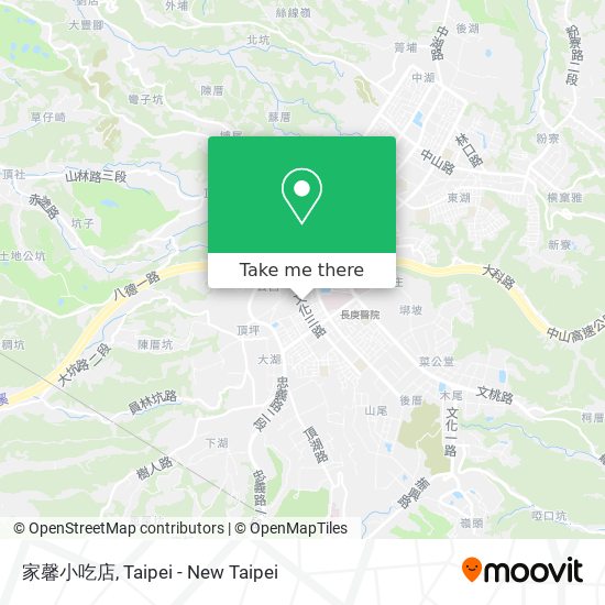 家馨小吃店 map