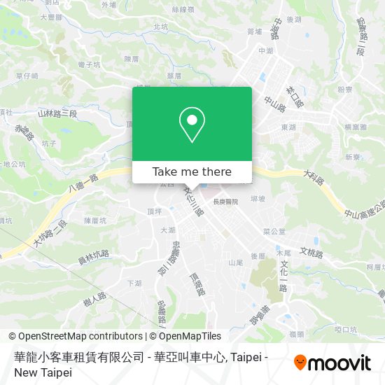 華龍小客車租賃有限公司 - 華亞叫車中心地圖